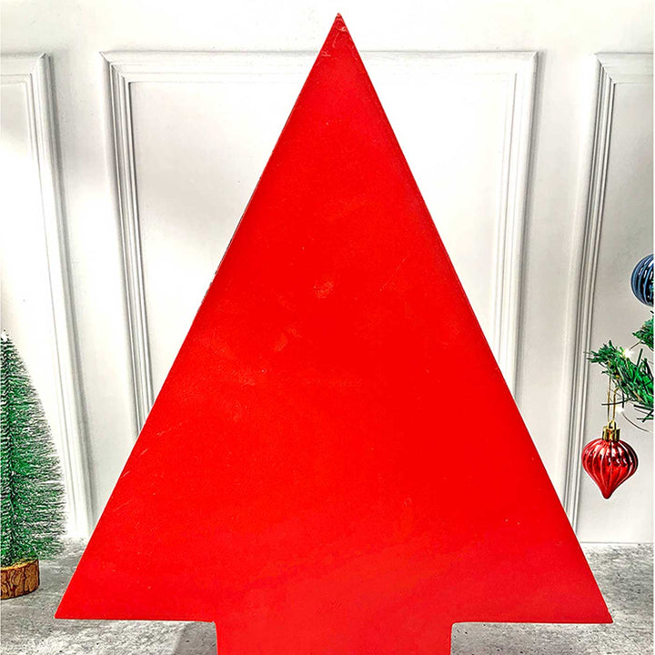 24 Days Wooden Red Tree Shape Advent Calendar | Xmas Gifting Ideas