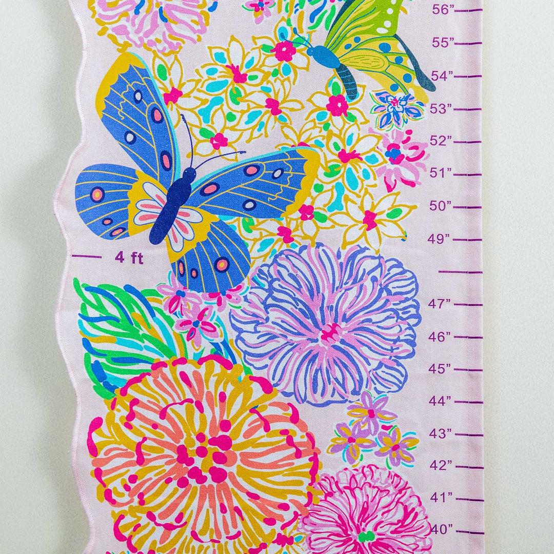 Personalized Up In The Canopy Theme Cotton Height Chart For Kids