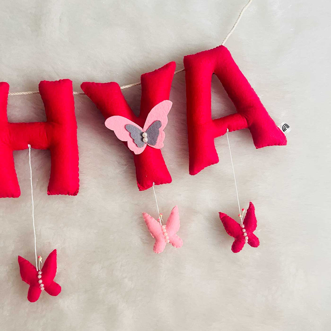 Handcrafted Personalized Minimalistic Bunting For Kids