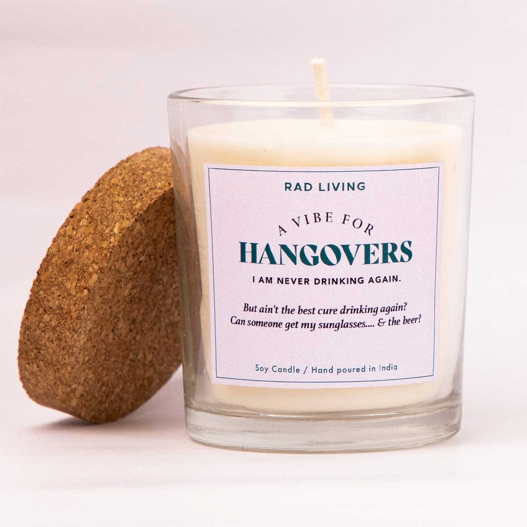 Hand Poured Hangovers The Morning After Scented Soy Wax Candle