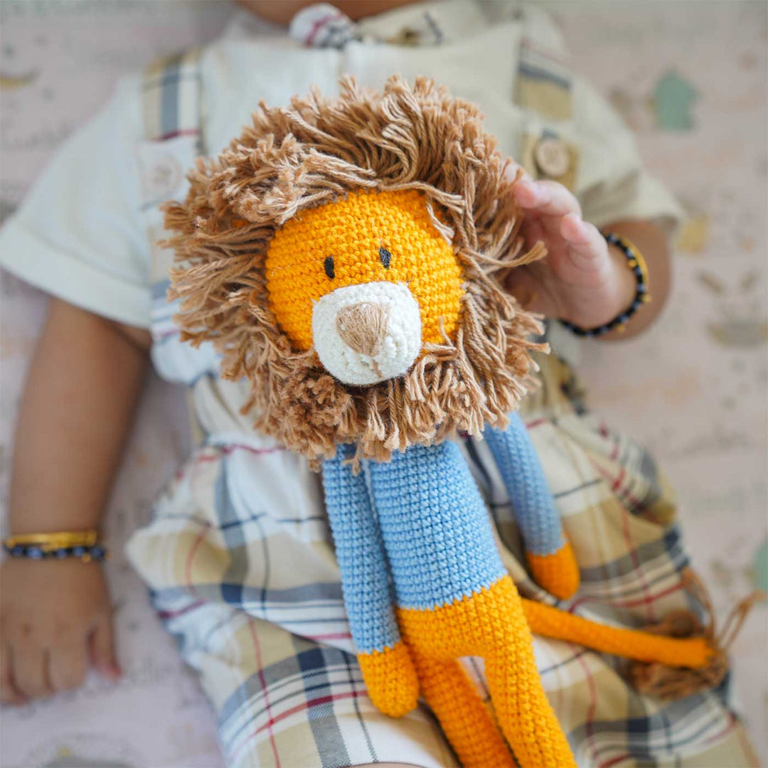 Crochet Leo The Lion Toy For Kids