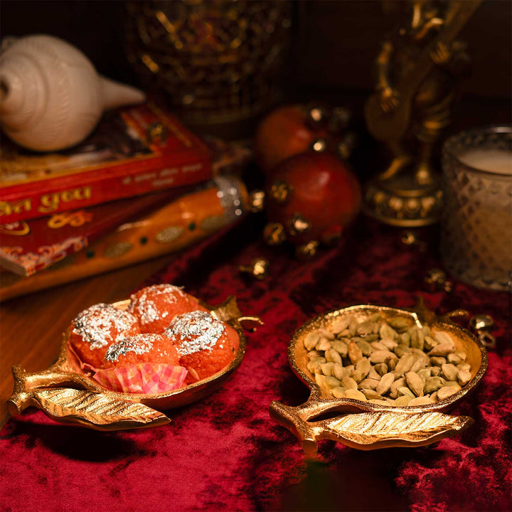 Pomegranate Shaped Bliss Metal Platter