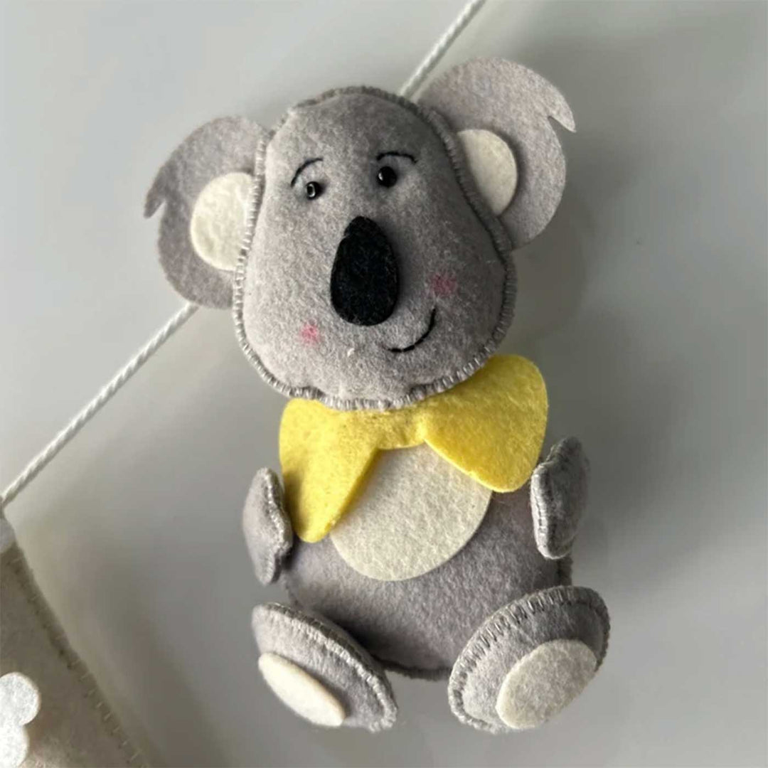 Personalized Cute Koala Felt Bunting / Garland For Kids