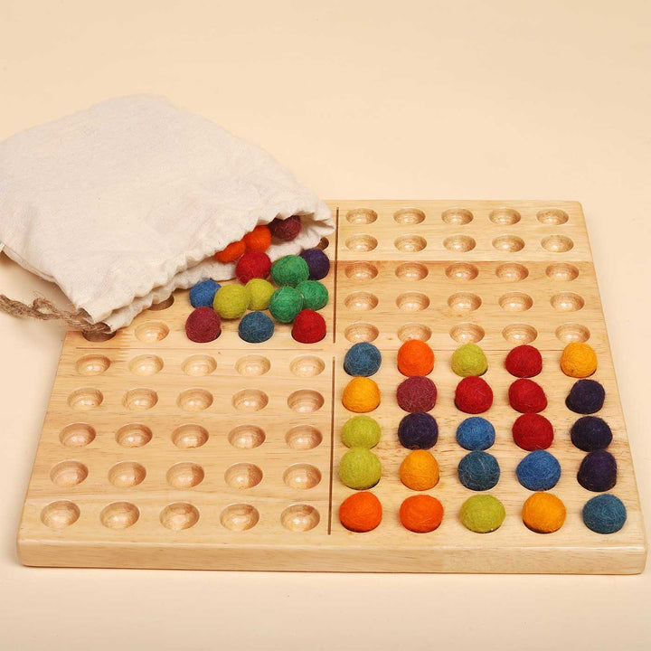 Wooden Hundred Board Montessori For Kids