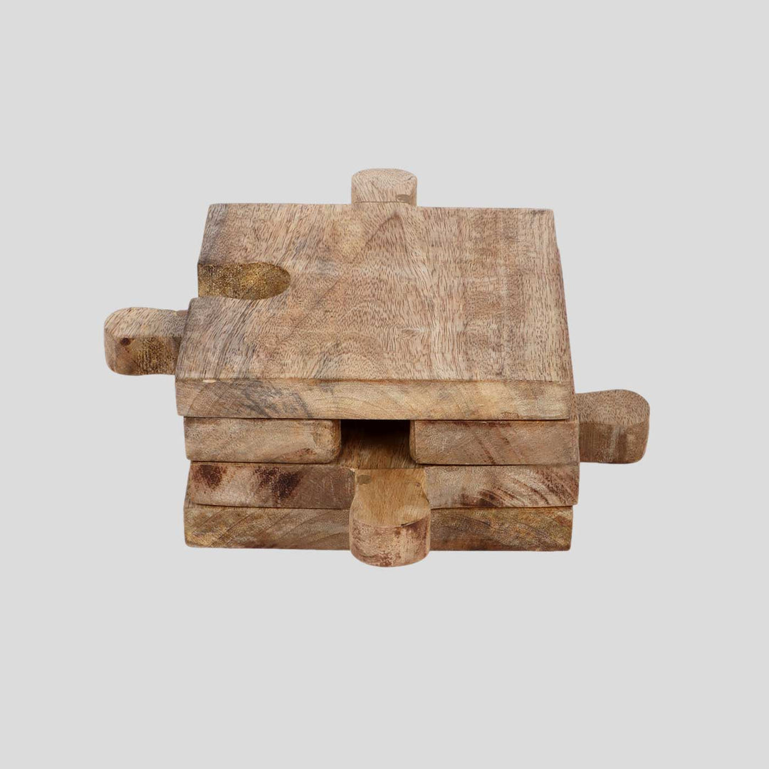 Handmade Mangowood Puzzle Platter