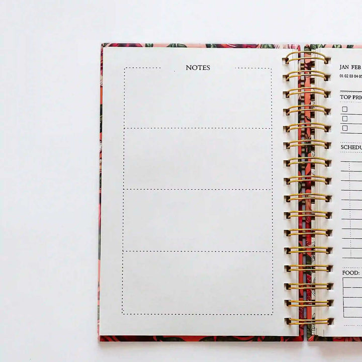 Handmade Rajnigandha Blue Undated Planner | 120 Pages