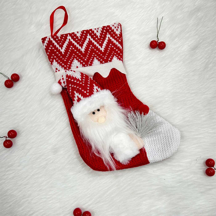 Personalized Mini Crochet Comfort Crochet Cotton Stockings For Christmas Decoration