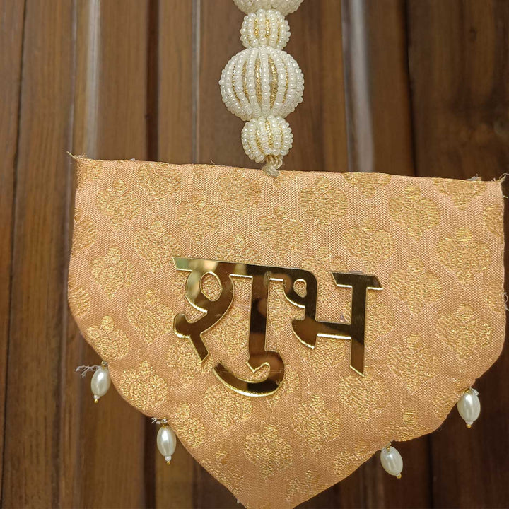 Handmade Festive Brocade Shubh Labh Hangings