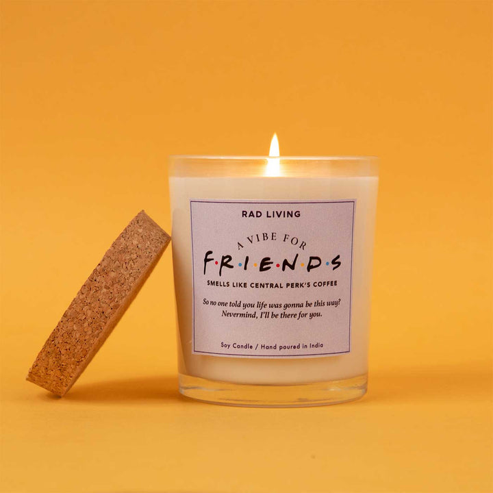 Hand Poured F.R.I.E.N.D.S Central Perk'S Coffee Scented Soy Wax Candle