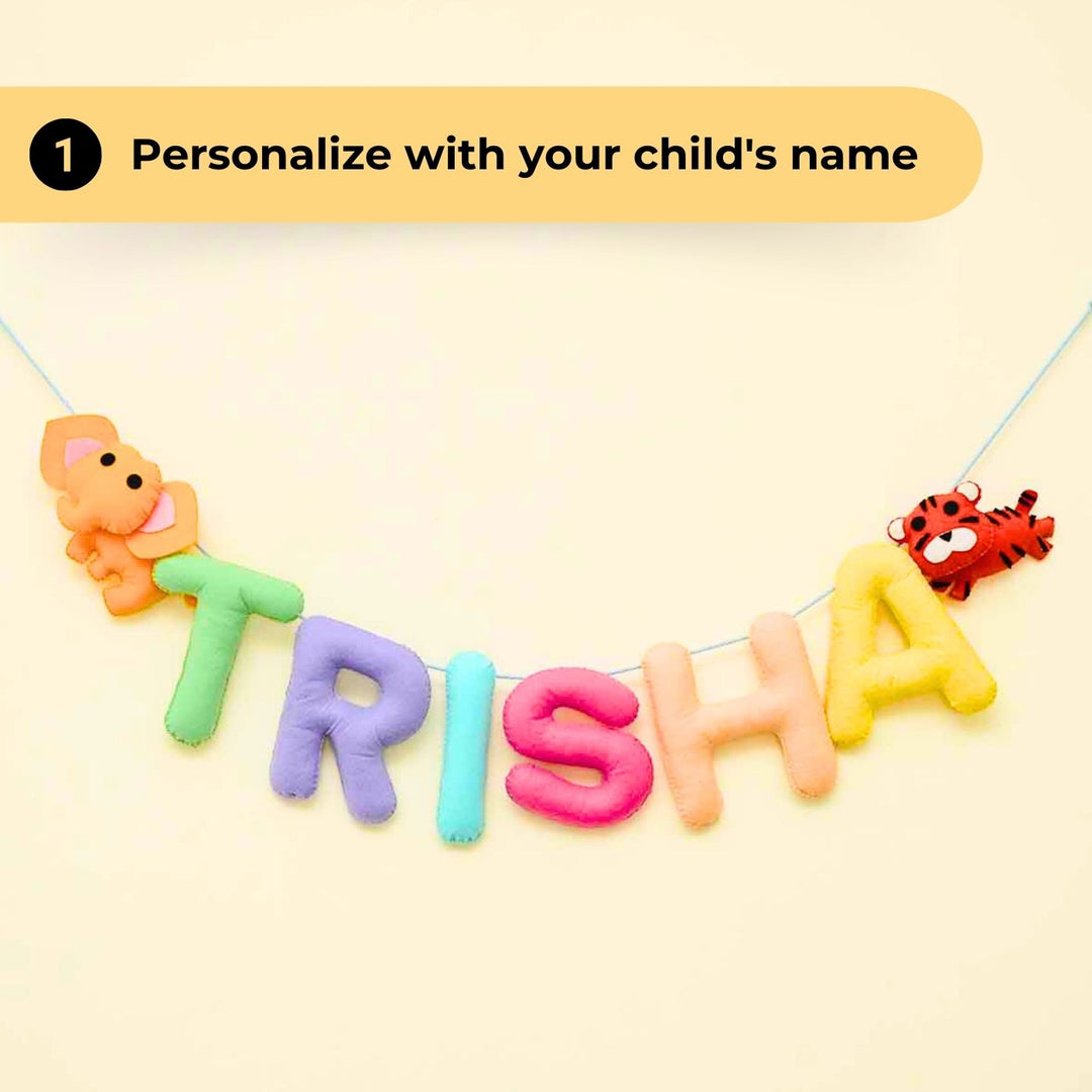 Build Your Own Personalized Felt Kids Bunting