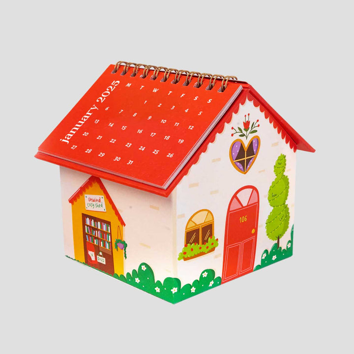 2025 House Of Dreams Home Table Calender With Storage