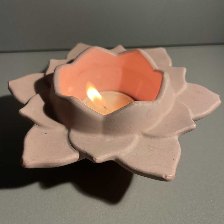 Handmade Beautiful Flower Candle Holder