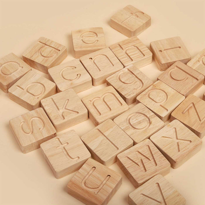 A - Z Wooden Word Building Set For Kids