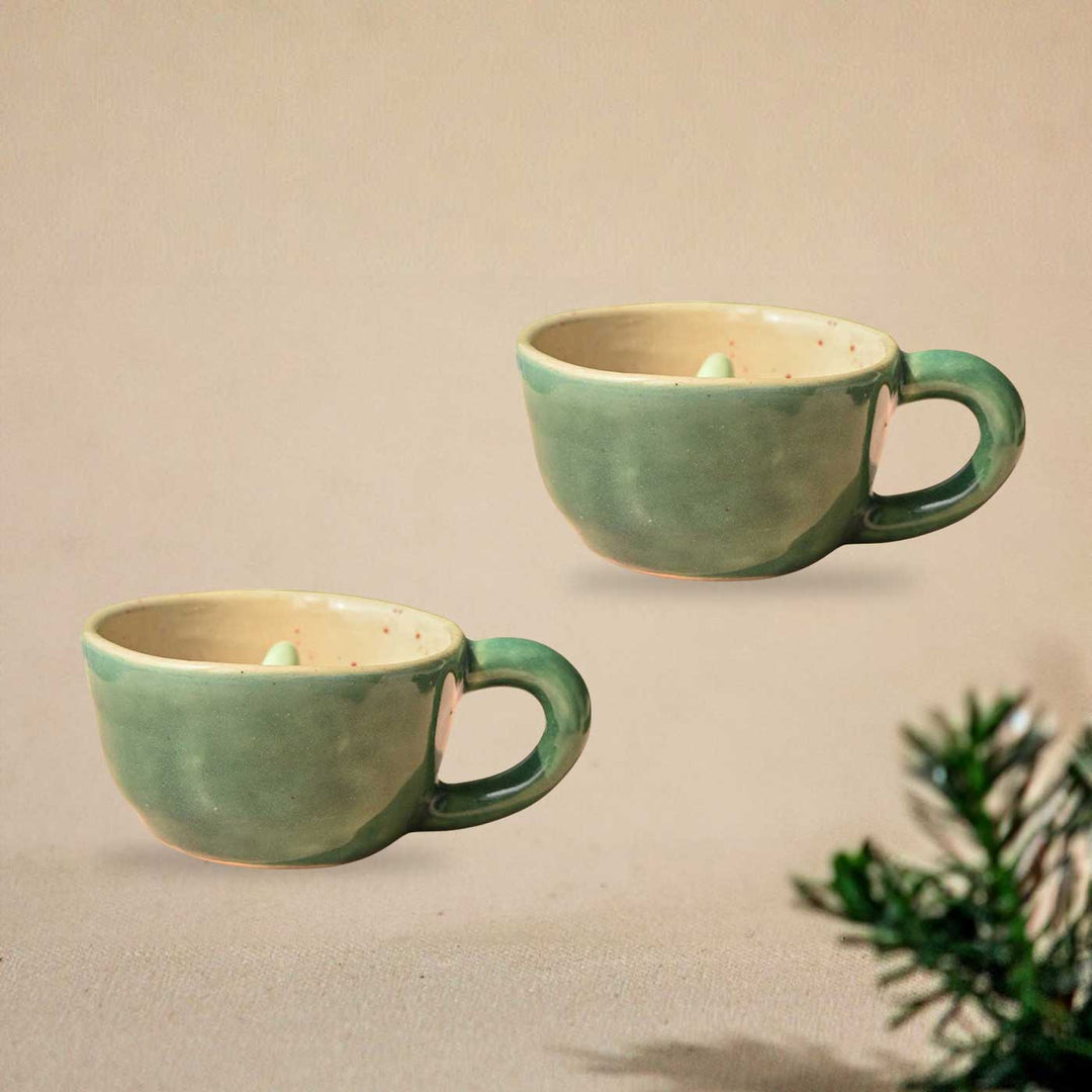 Handmade Reindeer Miniature Ceramic Mug | Secret Santa Gift Ideas