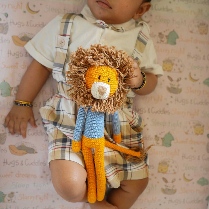 Crochet Leo The Lion Toy For Kids