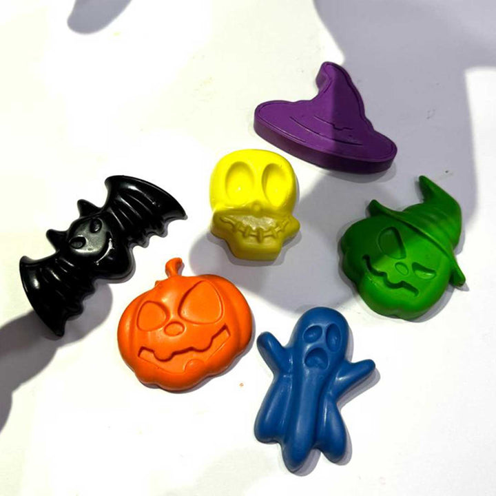 Handmade Non-Toxic Halloween Crayons | Set Of 6