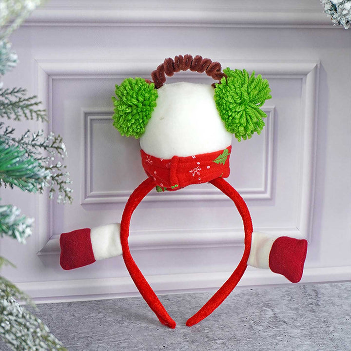 3D Snowman Theme Kids Hairband | Secret Santa Gift Ideas | Set Of 2