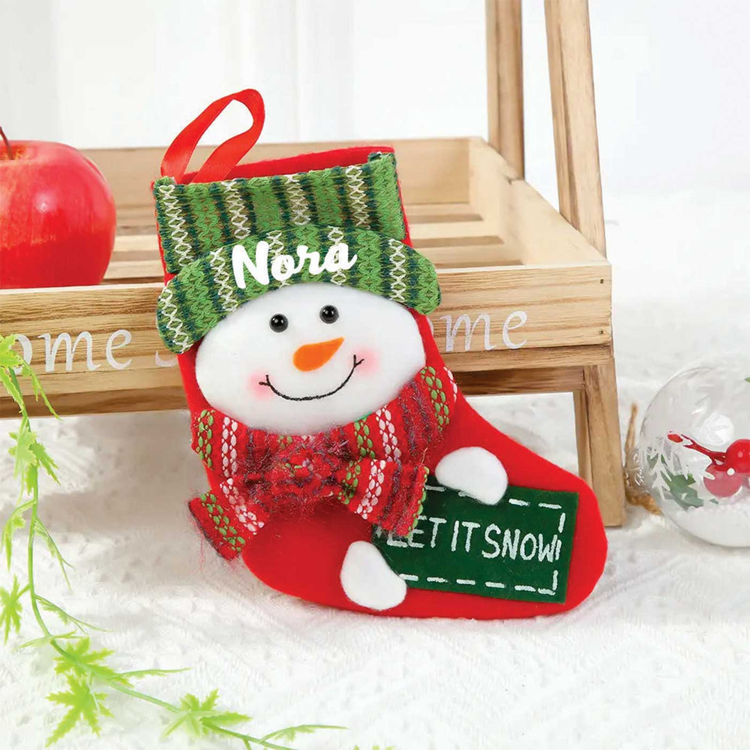 Personalized Ho Ho Ho Surprise! Felt & Wool Stockings For Christmas Decoration