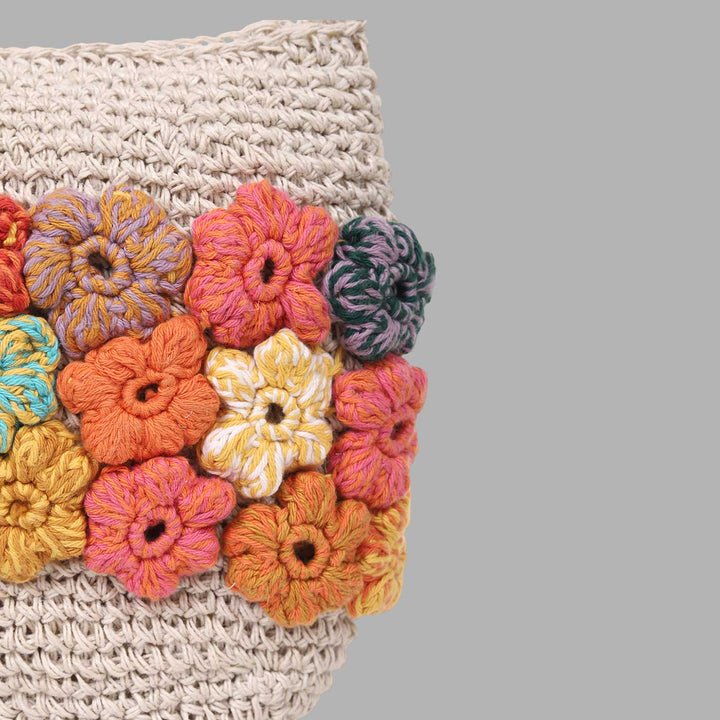 Handmade Crochet Multicolour Ibiza Crossbody Bag