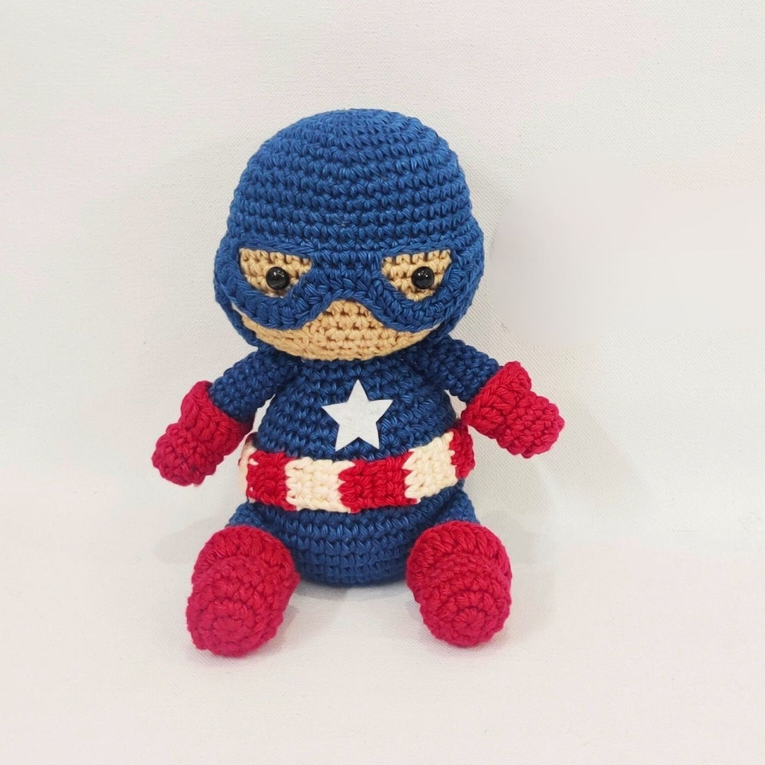 Handmade Crochet Avenger Superhero Toy for Kids