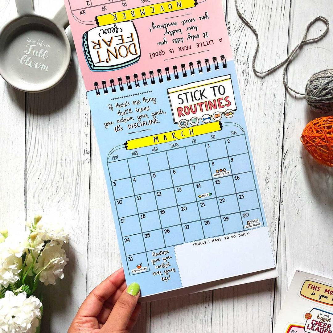 Take the Leap 2025 Spiral Calendar with Freebies With Holidays | 10+ Freebies Included