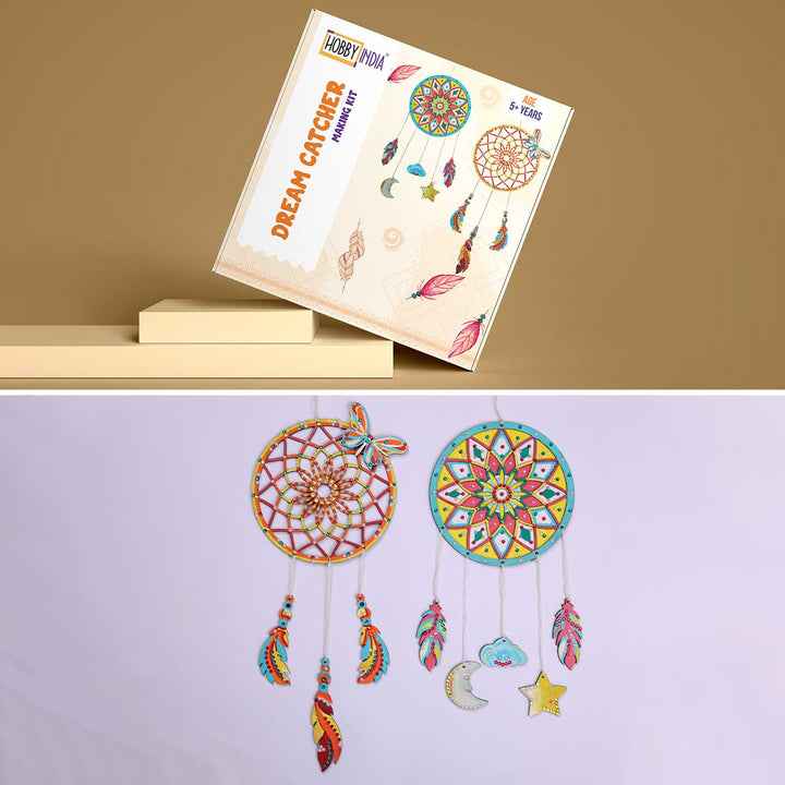 Pre Marked MDF Dream Catcher Makings MDF Wood DIY Kit