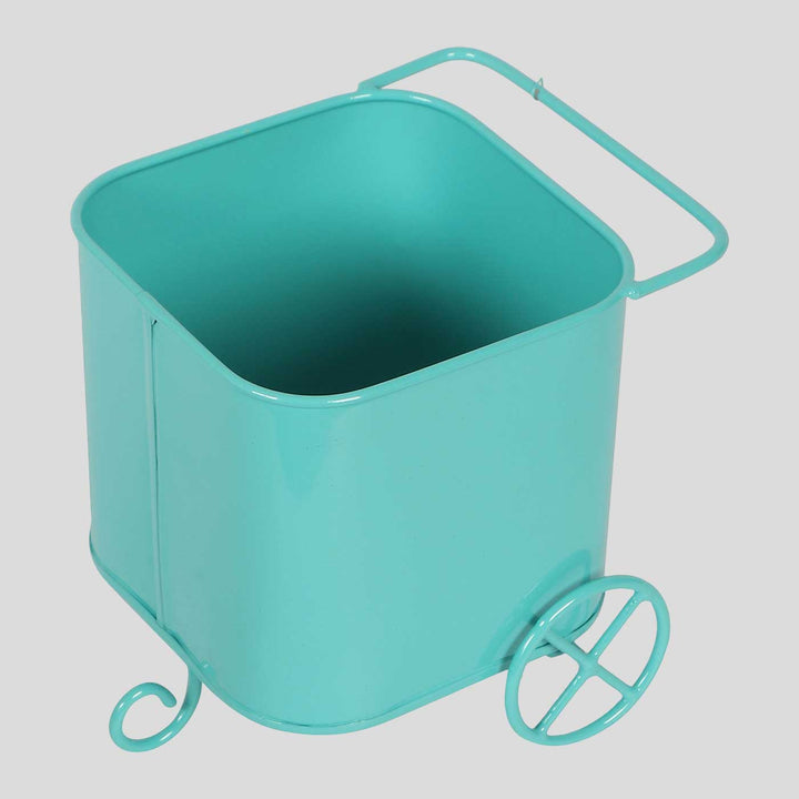 Handmade Green Square Shaped Snacks Cart Platter