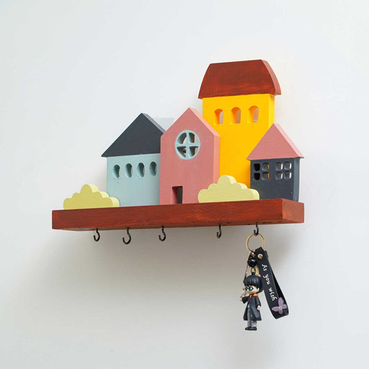 Handmade Miniature Cottage Wooden Key Hanger