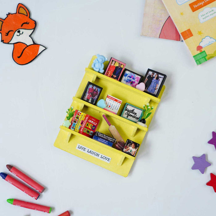 Personalized Handmade Yellow Miniature Magnet