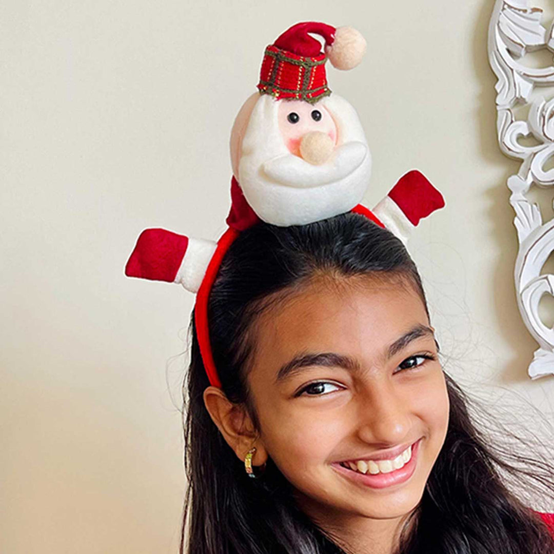 3D Santa Theme Kids Hairband | Secret Santa Gift Ideas