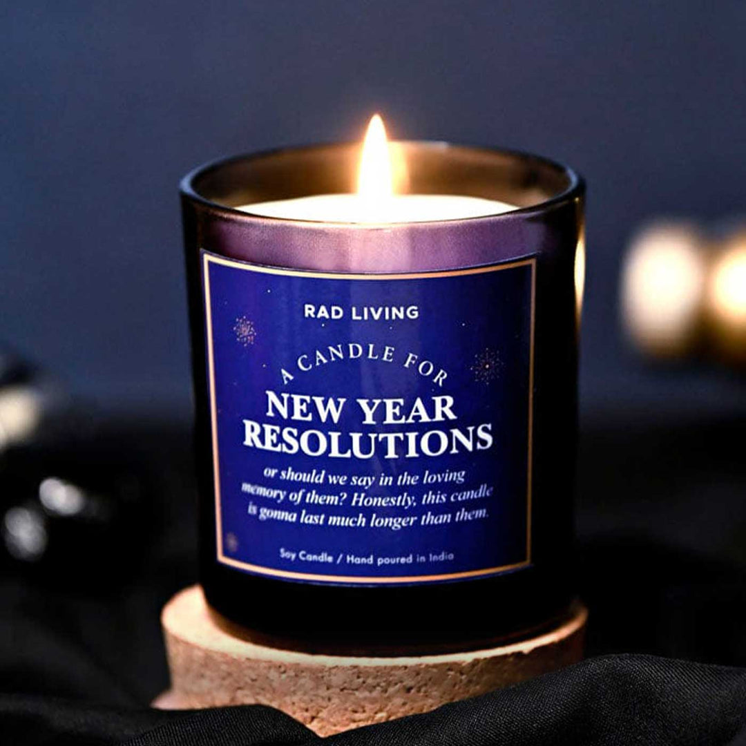 Hand Poured New Year Resolutions Hot Cocoa Scented Soy Wax Candle