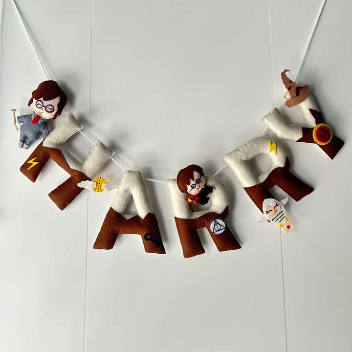 Personalized Hogwarts Hues Bunting Garland Felt Bunting / Garland For Kids