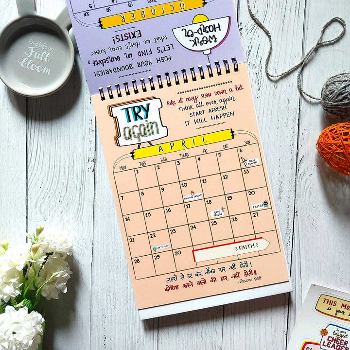 Take the Leap 2025 Spiral Calendar with Freebies With Holidays | 10+ Freebies Included