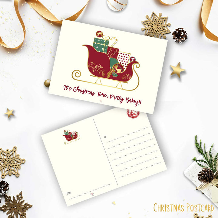 Holiday Wishes Postcards | Secret Santa Gift Ideas | Set Of 7