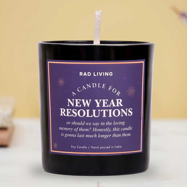 Hand Poured New Year, New Me Sweet Plum Wine Scented Soy Wax Candle