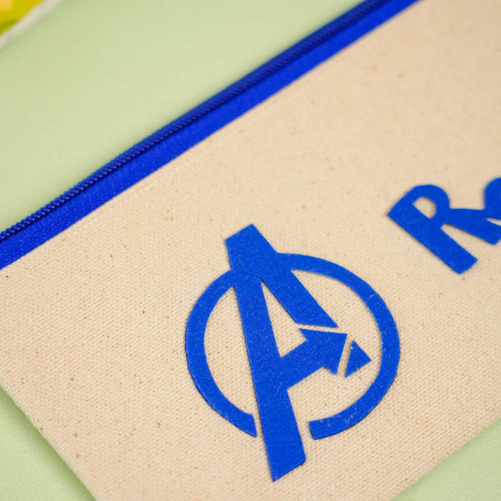 Personalized Avengers Theme Stationary Pouch