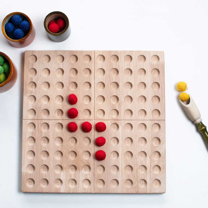 Wooden Hundred Board Montessori For Kids