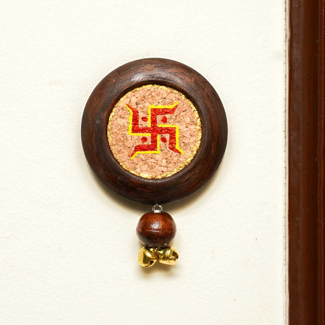 Handmade Swastik Diwali Stick On Hanging | Set of 2