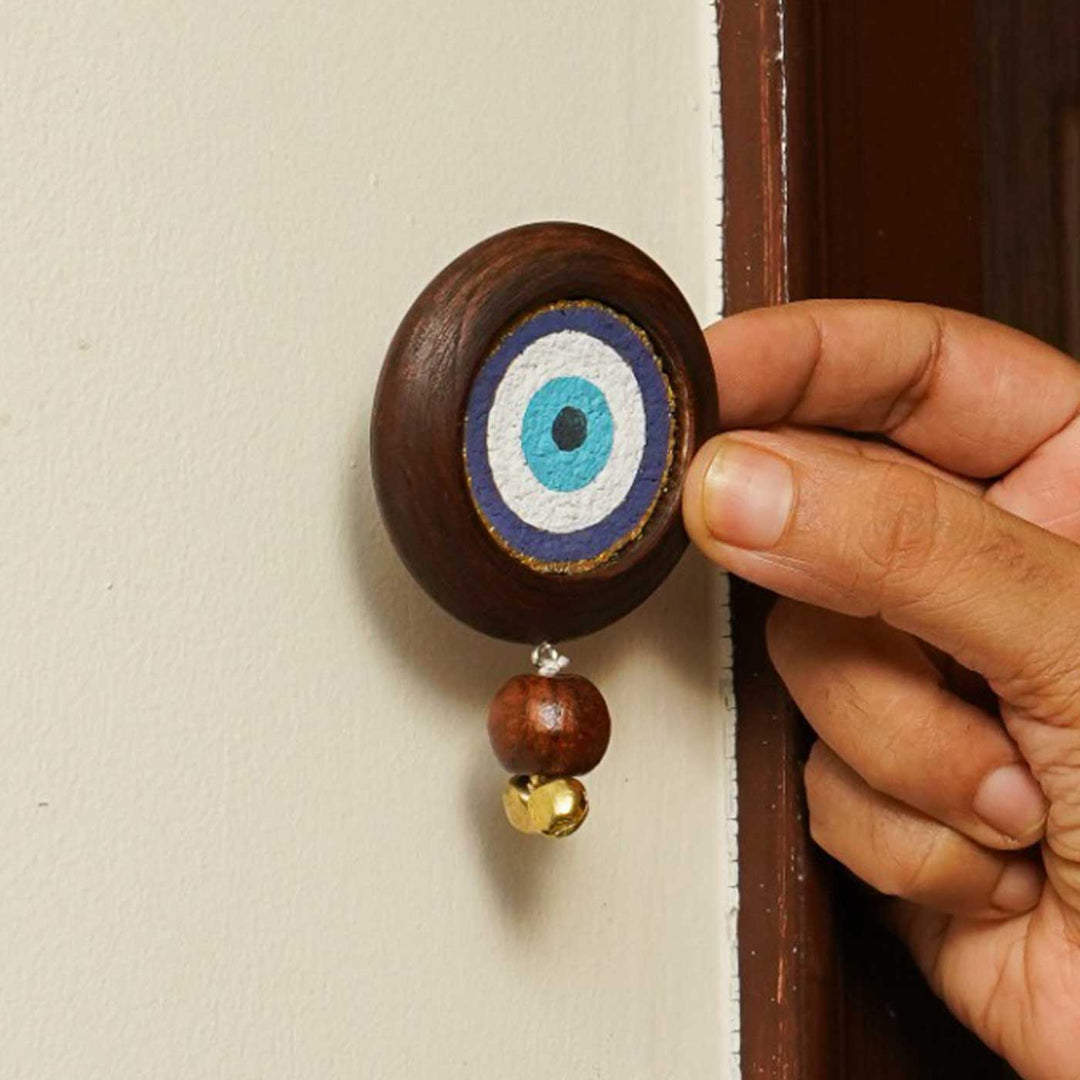 Handmade Evil Eye Diwali Stick On Hanging| Set of 2