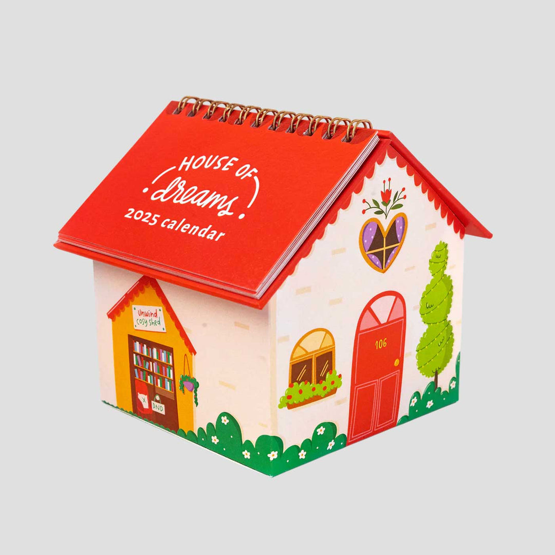 2025 House Of Dreams Home Table Calender With Storage