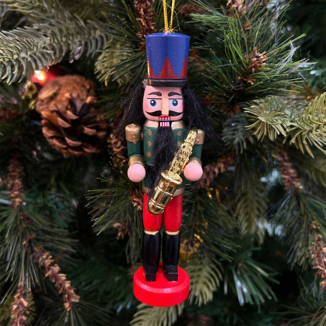 Handmade Nutcracker Dynasty Wooden Ornaments For Christmas Tree Decoration | Set Of 5