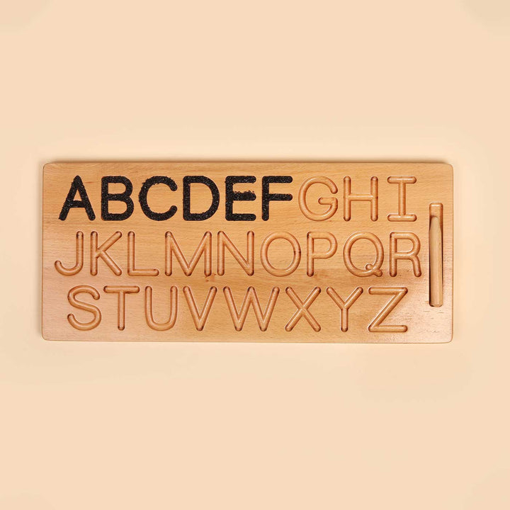 Wooden Alphabet Tracing Board For Kids