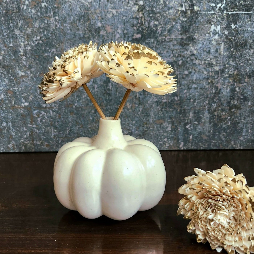 Handmade Quirky Ceramic Pumpkin Ceramic Vase