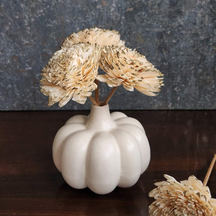 Handmade Quirky Ceramic Pumpkin Ceramic Vase