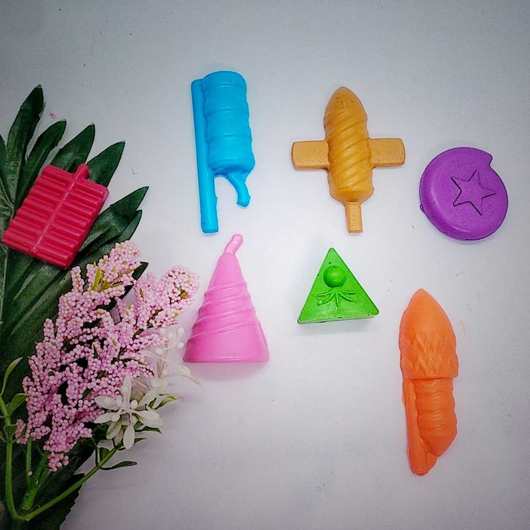 Handmade Non-Toxic Diwali Crayons | Set Of 7