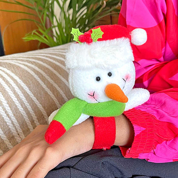 Large 3D Snowman Theme Kids Wristband | Xmas Gifting Ideas