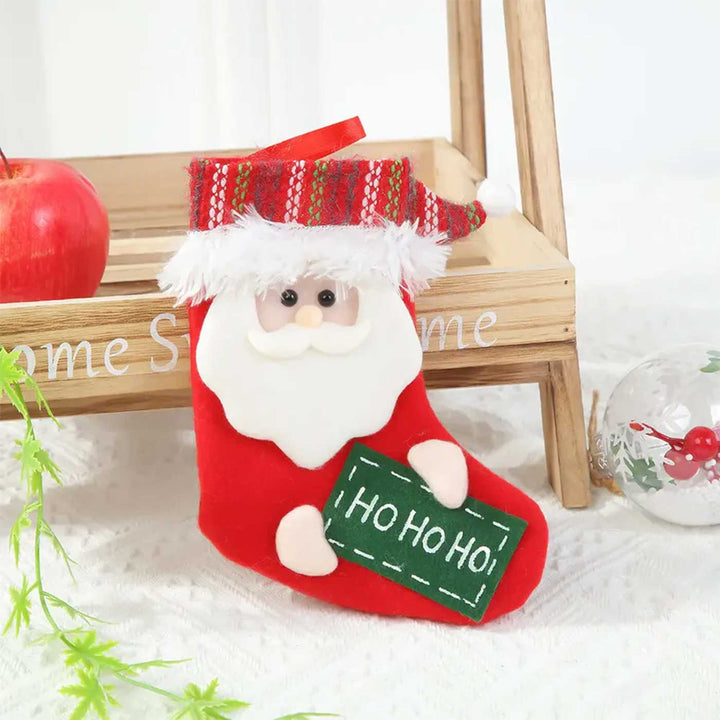 Personalized Ho Ho Ho Surprise! Felt & Wool Stockings For Christmas Decoration