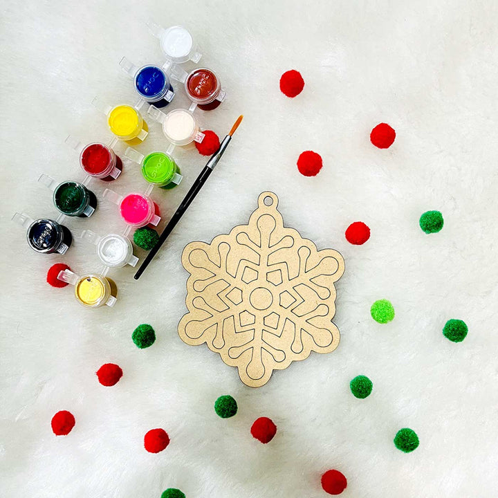 Ready To Paint Christmas Ornaments Diy Kit For Christmas Tree Decoration | Set Of 9