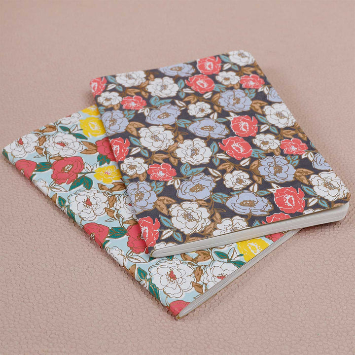 Handmade Floral Notebook | Set of 2