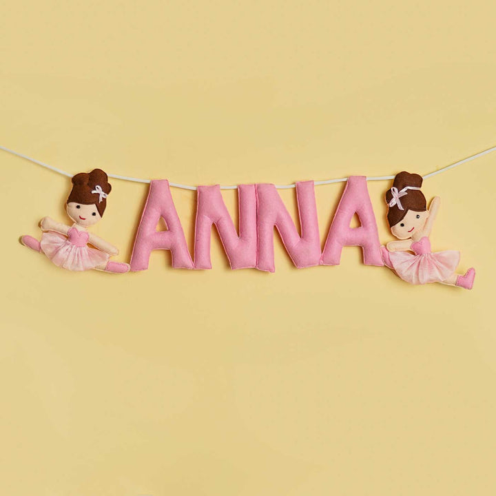 Personalized Handmade Ballerina theme Felt Kids Bunting